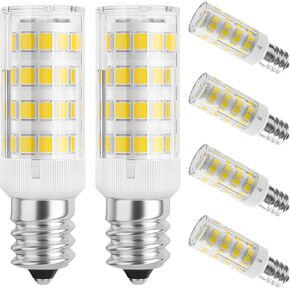 DiCUNO E12 LED Bulb 4W (40W Equivalent), Warm White 3000K Non-dimmable Candle Base Light Bulbs for Ceiling Fan, Chandelier, Indoor Decorative Lighting 6 Packages