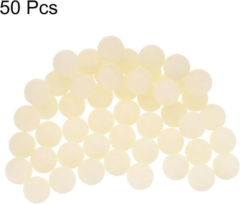uxcell 50pcs Nylon Bearing Balls 8mm Solid Plastic Balls, Precision Mini Nylon Balls in Saudi Arabia
