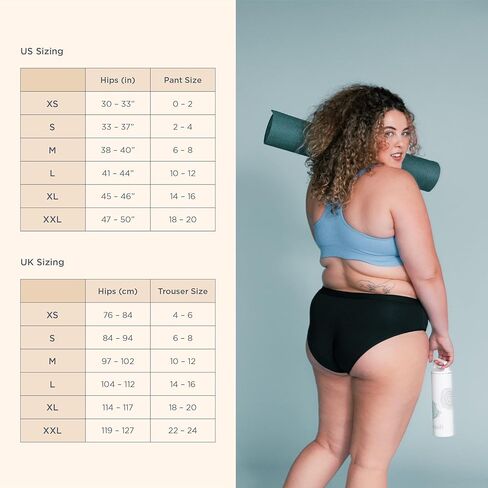 saalt Reusable Period Underwear - Comfortable, Thin, and Keeps You Dry from All Leaks (Cotton, Brief) in Kuwait