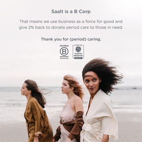 saalt Reusable Period Underwear - Comfortable, Thin, and Keeps You Dry from All Leaks (Cotton, Brief) in Kuwait