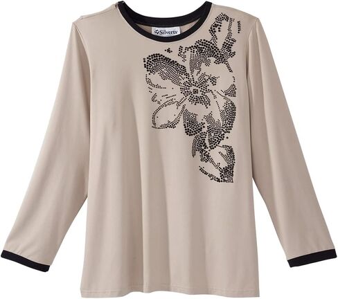 بلوزة نسائية مفتوحة من الخلف وأكمام طويلة مزخرفة in Kuwait