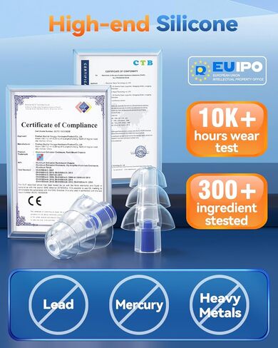 سدادات أذن BlueBillow True عالية الدقة للحفلات الموسيقية، [تقليل الضوضاء 25 ديسيبل] سدادات حماية السمع للموسيقيين وحساسية الضوضاء، مناسبة للمهرجانات والنوادي الليلية وجميع الهذيان (أسود) in Saudi Arabia