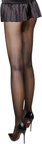 Soultopxin جوارب طويلة نسائية لامعة حريرية شفافة للتحكم في جوارب طويلة عالية الخصر in Kuwait