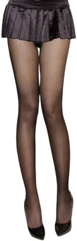 Soultopxin جوارب طويلة نسائية لامعة حريرية شفافة للتحكم في جوارب طويلة عالية الخصر in Kuwait