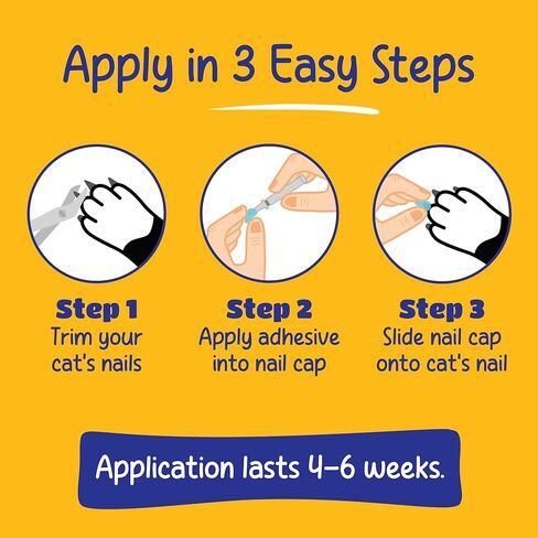 Soft Claws Safe Scratch-Free Solution for Cats - CLS (Cleat Lock System), Size: Small, Color: Red in Kuwait