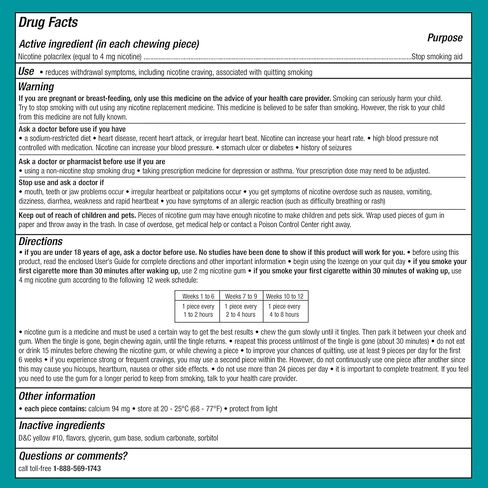 Nicorette Nicotine Gum to Help Stop Smoking, 4 mg, Original Stop Smoking Aid - 170 Count in Kuwait