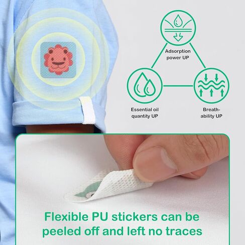 120 Pack Mosquito Patches Stickers for Adult Kids, Resealable Stickers with 2Pack Mosquito Bracelet, Mosquito Patches for Kids, Mosquito Patches Stickers for Outdoor Camping & Travel in Saudi Arabia