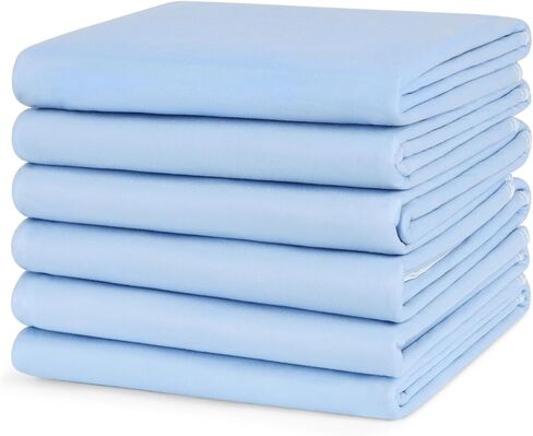 وسائد سفلية قابلة للغسل من SIMPLI-MAGIC، مقاس 76.2 سم × 86.36 سم (عبوة من 4 قطع) - وسادات شديدة الامتصاص وقابلة لإعادة الاستخدام لسلس البول للأطفال والبالغين وكبار السن والحيوانات الأليفة - وسادة واقية مقاومة للماء للسرير والأريكة والأريكة والأرضية in Kuwait