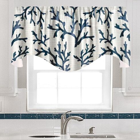 Window Treatments Valance Curtains Kitchen Window Valances or Living Room Tommy Bahama Fabric Beach Decor Bahamian Breeze in Kuwait