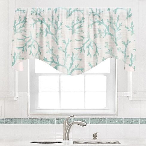 Window Treatments Valance Curtains Kitchen Window Valances or Living Room Tommy Bahama Fabric Beach Decor Bahamian Breeze in Kuwait