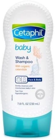 Cetaphil Baby Wash and Shampoo with Organic Calendula, 7.8 Ounce (Pack of 4) in Saudi Arabia