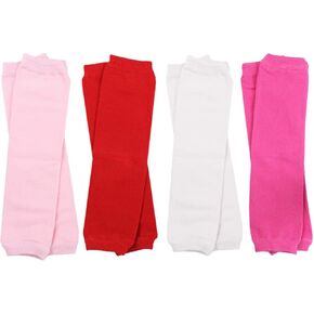 juDanzy 4 Pack Baby and Toddler Leg Warmers for Boys and Girls