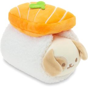 Anirollz 6" Official Stuffed Animal Plush Toy Nori Maki Sushi Roll| Soft, Squishy, Warm, Cute, Comfort, Safe| Pillow with Puppy Kitty Fox Panda Chick - Birthday Deco Gift
