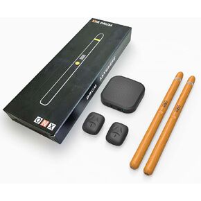 Virtual Air Drum Set Electric Drumsticks Air Drum Sticks 3rd Gen., Air Drum with Drumsticks, Pedals, Bluetooth and 8 Sounds, Electronic Drum Set for Adults, Kids, Gift