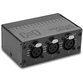 Hosa MXL-369 Patch Bay Module, 3-point, XLR3F to XLR3M
