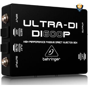 Behringer Ultra-DI DI600P 1-channel Passive Microphone/Instrument Direct Box