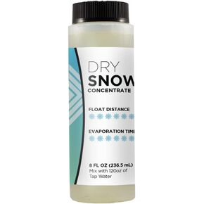 Froggy's Flakes Snow Machine Fluid Concentrate, 8 fl. oz, Dry Formula Snow Fluid with 50-75 Feet Float/Drop, Makes 4 Gallons of Snow Fluid