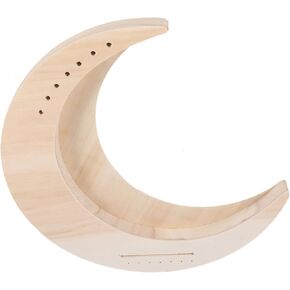 Vaguelly Moon Shape Harp 7 String Stringed s String Instruments Wood Harp String Harp s for Adults Music Instruments for Adults Wooden Handle Harp Large Harp Aldult Lyre Portable Harp
