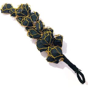 CRYSTALMIRACLE Black Tourmaline Gemstone Tree 7.5 INCHES Crystal Healing Home Office Gift Reiki FENG Shui Meditation Peace Wellness Health Metaphysical Gemstone Energy Power Handcrafted