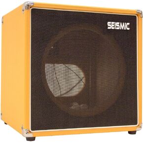 Seismic Audio - 1x12 GUITAR SPEAKER CAB EMPTY - 7 Ply Birch - 12" Cube Cabinet - Black Tolex, Black Removable Cloth Grill - Front loading Speakerless Cabinet