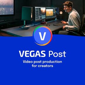 VEGAS Post 20 - Video post production for creators | video editing software | video cutting software | Video Editor | Windows 10/11 PC | 1 license