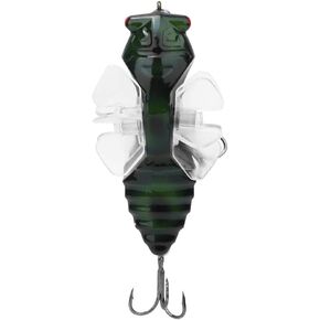 Bionic Cicada Shape Fishing Bait, 7.5cm Hard Artificial Fish Lure Fishing Bait Hook with Rotating Spins(Y238-9) in Kuwait