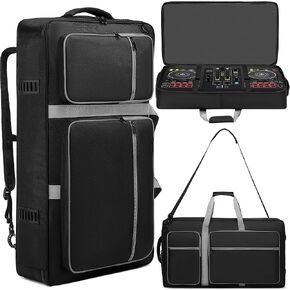 DJ Controller Case Compatible with FLX10 / DDJ 1000 / 1000SRT / DDJ-REV7 / DDJ-REV5 / SC LIVE 4, DJ Controller Carrying Case Padded with Multi-pocket, DJ Case for DJ Controller & Accessories in Kuwait
