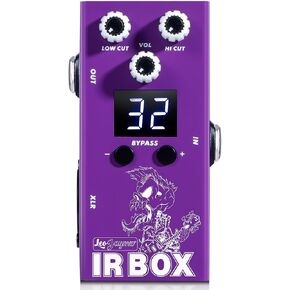 Leo Jaymz Guitar Bass Effects Pedal with 32 Presets and Advanced EQ, IR Cab Simulator