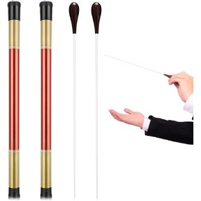 Yeshone 15 Inch Music Conducting Baton with Case Conductor Baton Orchestra Rosewood Handle Music Conductor Baton Lightweight Choir Director Baton for Choral Symphony Concert(Black)