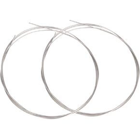 Bstinay 2PCS 1m 13# Steel Piano Music Wire for Replacement of Broken Strings Dia 0.775mm Silver