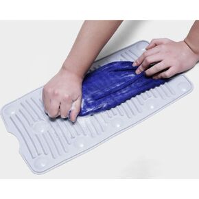 WOIWO 1 PCS Silicone Software Washboard Washboard Non-Slip Pad Can Fold Washboard with Suction Cup