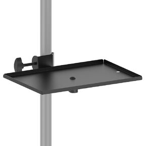 Microphone Stand Tray Clamp On Mic Stand Rack Tray Holder, Music Stand for Music Sheet for Stage, Live Streaming, Recording