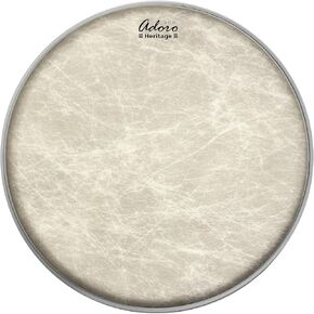 Adoro Heritage Natural Drum Skin Imitation Drum Head for Snare and Tom 14 Inch