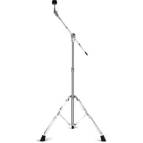 2 Pack Boom Cymbal Stand, Adjustable Cymbal Stand for Drum Hardware Percussion Mount Holder Gear Set Drum Hardware Set for Mounting Crash, Ride, Splash Cymbals, Double Braced Legs with Rubber Feet