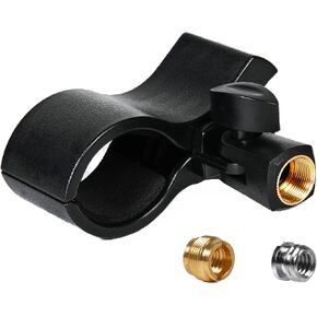 1 Pcs Microphone Clip, Mic Holder for Microphones with Outer Diameter Between 32mm and 60mm,Microphone mounting clip. Suitable for Handheld Microphones and Recording condenser microphone