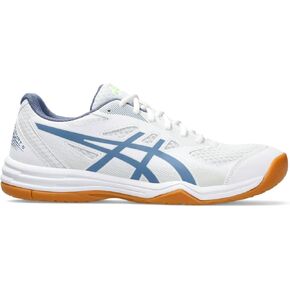 ASICS Men's Upcourt 5 Indoor Sport Shoe, 14, Peacoat/Shocking Orange