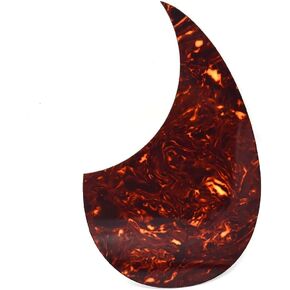 Acoustic Guitar Pickguard fit for Martin 000,OM18,28 Models, Travel Guitars, Right Handed, Tortoise - Flame Brown