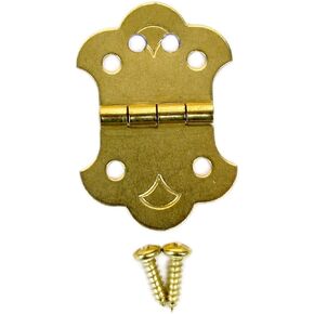 Cigar Box Guitar Brass Hinge Tailpiece for 4-String CBGs