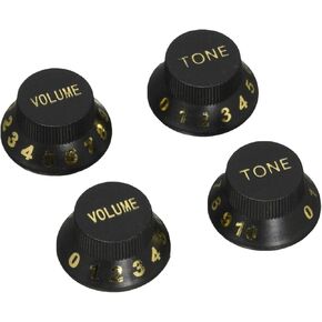 P Perri's Leathers Ltd. Bass Guitar Knob (GNM-01) , Black