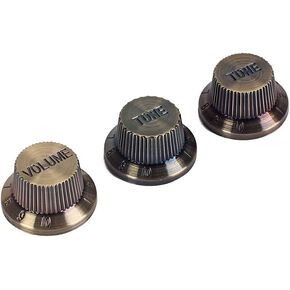 Alnicov 5.8mm Guitar Contral Knobs，Guitar Top Hat Bell Knobs Push On Guitar Bass Knobs