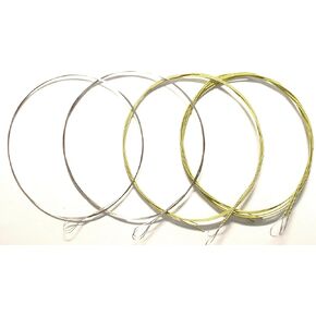 Generic Mandolin Strings Set Coated Copper Loop 11-40 with one Bone Nuts