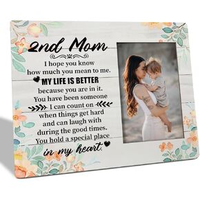 To Mother-in-Law Wedding Gifts Picture Frame, Thanks for Raising the Man I Love, Tabletop Picture Frame Plaque Gift, Gift from Bride on Wedding Day for Groom's Mom, Mother of the Groom Wedding Gift