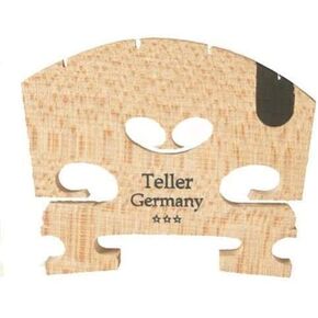 1 4/4 Violin Aubert Semi Fitted Bridge: 100543 Teller Germany 01042FU, With E Ebony insert, of Bosnian Maple A Product of Germany VWWS