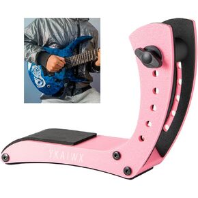 Electric Guitar Rest Guitar Footrest, Adjustable Professional Electric Guitar, Ergonomic Guitar Stand, Guitar Footrest Leg Stand Guitar Lifter Guitarist (Black)