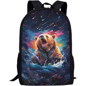 SYtrade Chicken Black Kids Backpack Boys Girls School Backpack Travel Laptop Bookbag 17 Inch