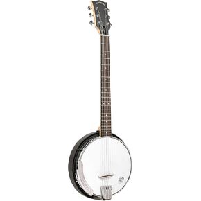 Gold Tone AC-6+: Acoustic Composite Banjitar with Pickup and Gig Bag - Guitar-Banjo