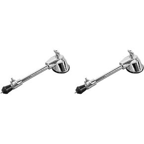 Abaodam 2pcs Drum Stand Clamp-on Bass Spur Drum Legs Bracket Bass Drum Spurs Bass Drum Leg Support Pearl Bass
