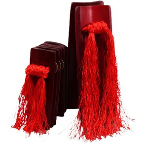 2pcs Chinese Kuaiban Clapper, China Allegro Clapper Traditional Instrument Festival Performance Props for Adults Kids Musical Instruments