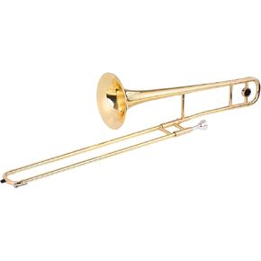 Btuty Trumpet Alto Trombone Brass Bb Tone B Flat Woodwind Instrument with Cupronickel Mouthpiece Cleaning Stick Case (Silver)