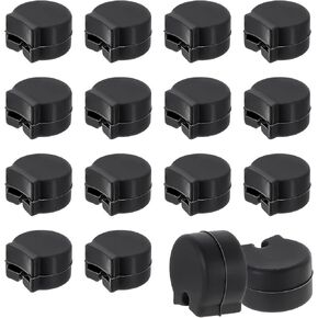 12 Pack Rubber Clarinet Thumb Rest Cushion Protector Rubber Clarinet Oboe Thumb Protector Musical Instrument Accessories Fit for Most Clarinet (Black)